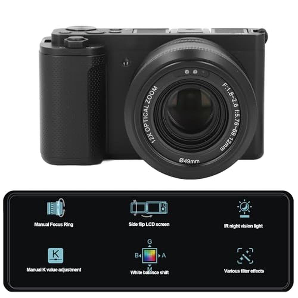 Camera Digital: 5K 72MP 30FPS HDR DSLR Camera with 3.2in – Packaging