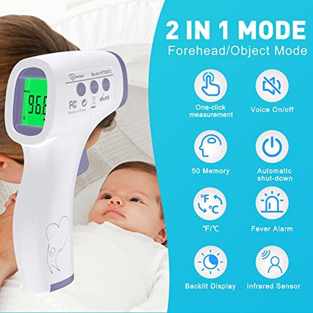 Thermometer Digital: Infrared Forehead Thermometer for – Packaging