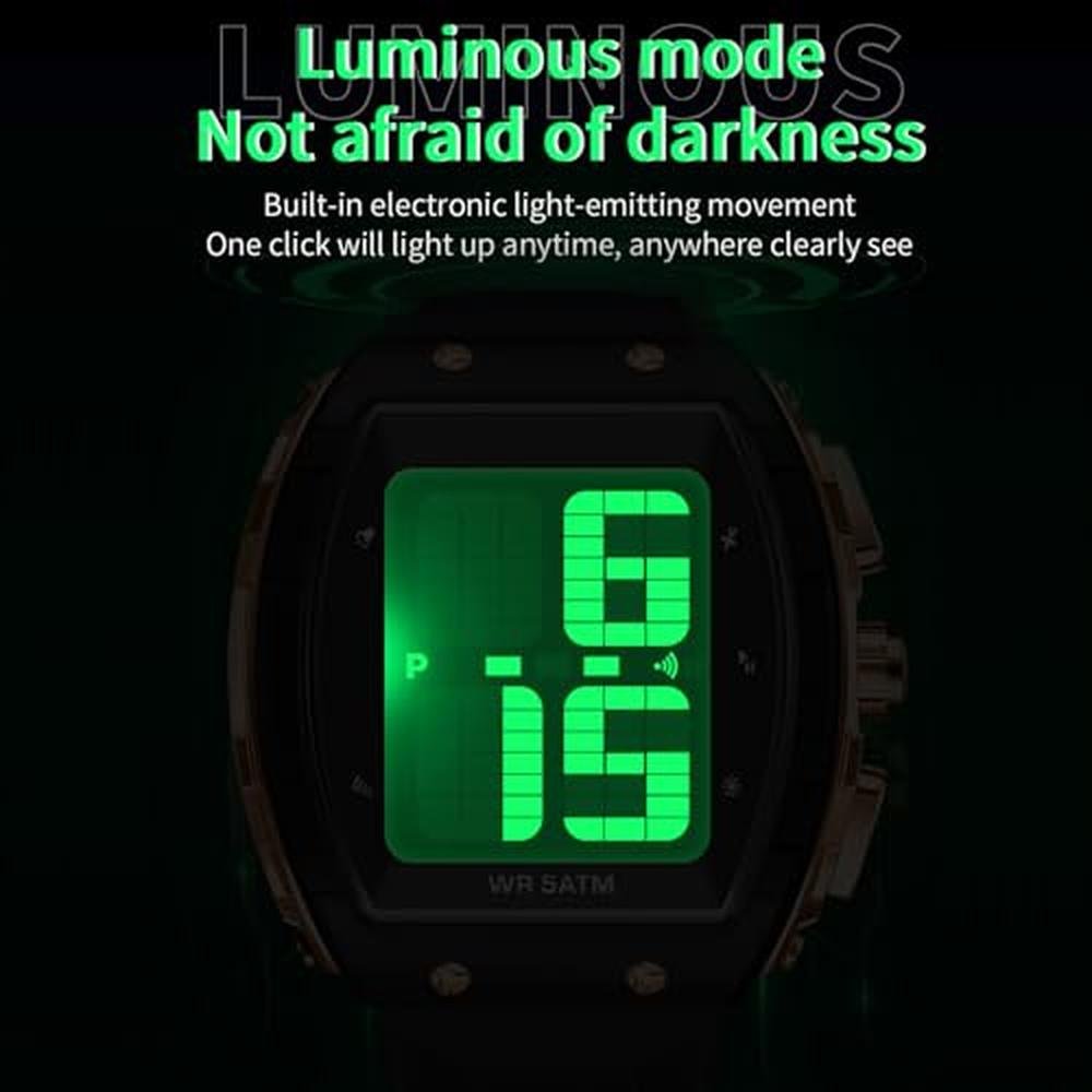 Elderly Watch with Alarm: Easy-to-Read Digital Watch for – Packaging