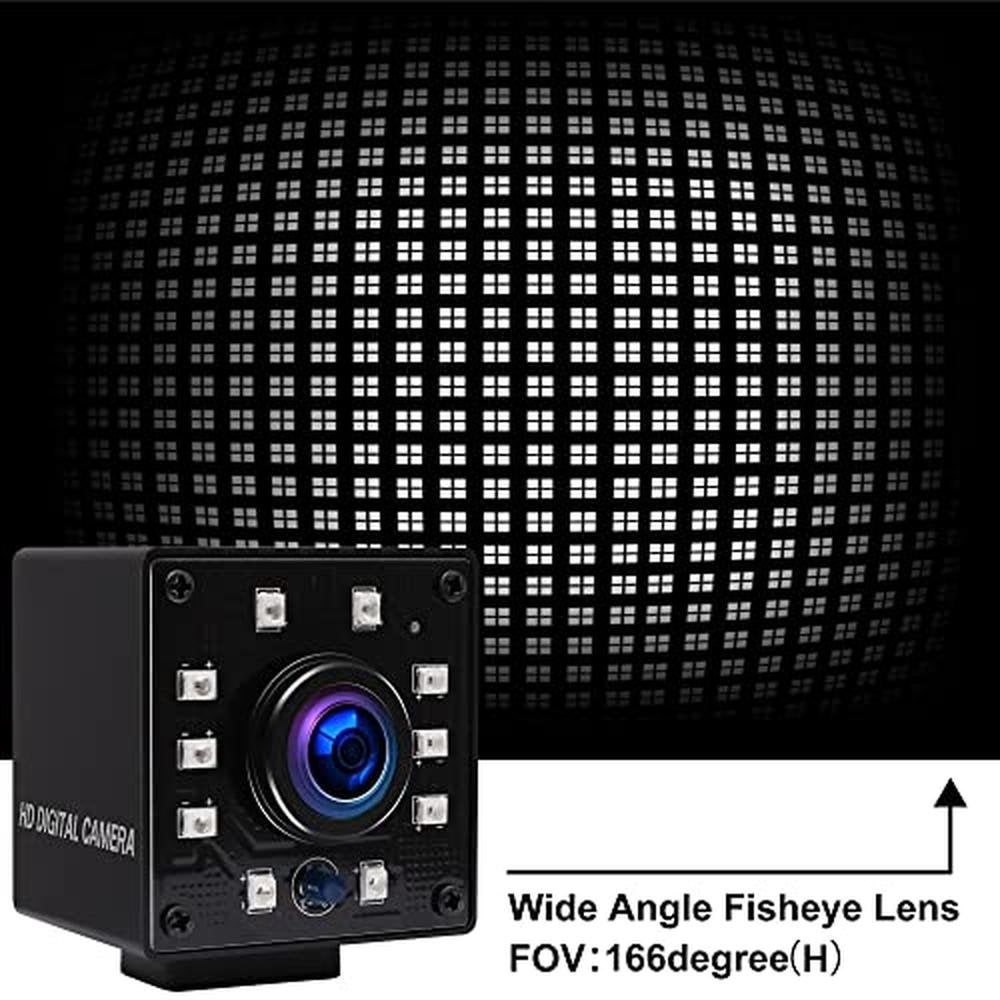 ELP 1080P Night Vision USB Camera with Wide Angle Fisheye – Packaging