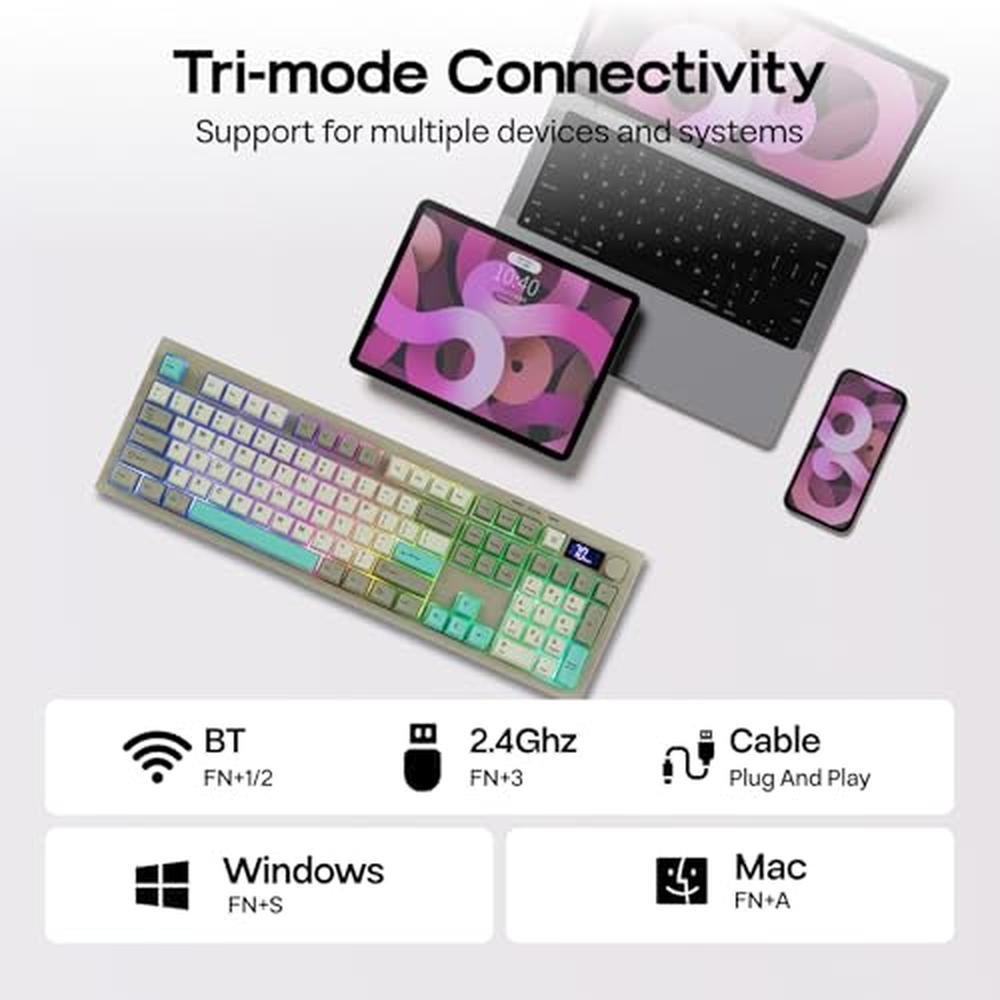 Keyboard Grey: EPOMAKER Aula S102 PRO Membrane Gaming – Packaging