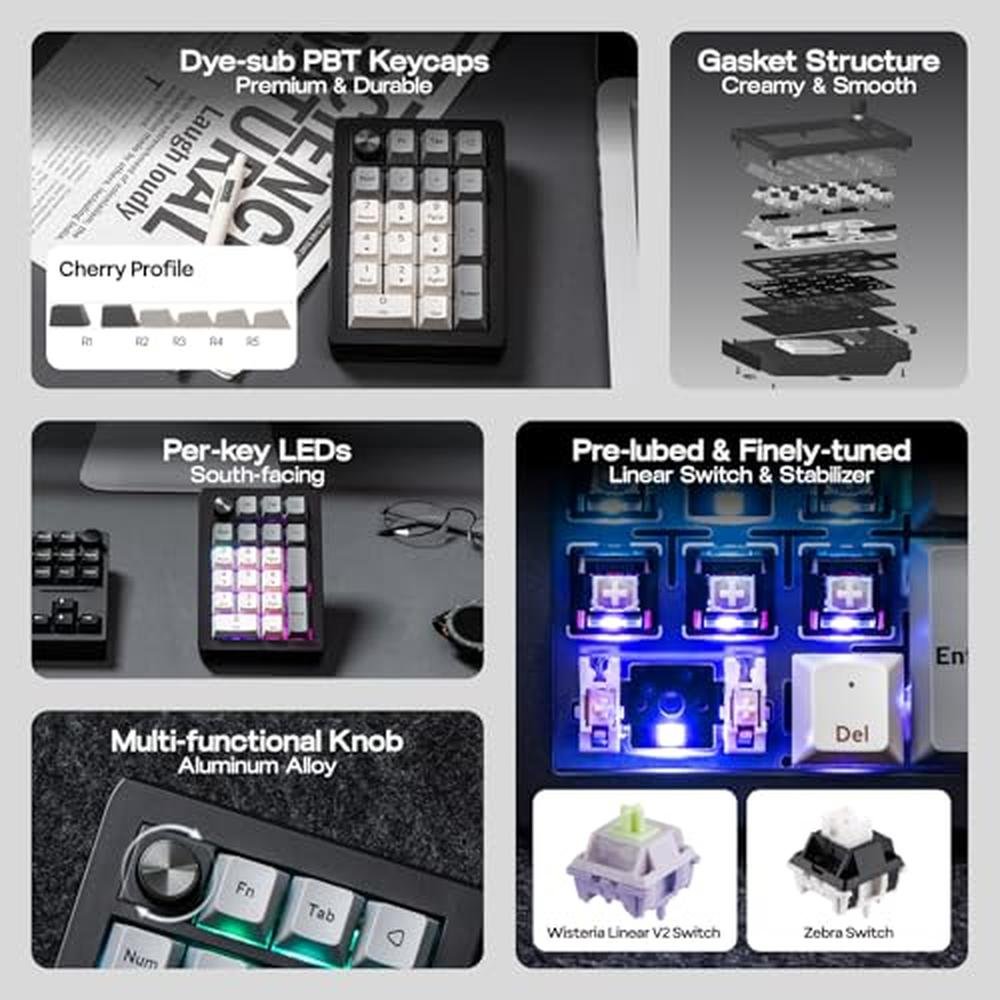 EPOMAKER EK21 VIA Gasket Number Pad – Packaging