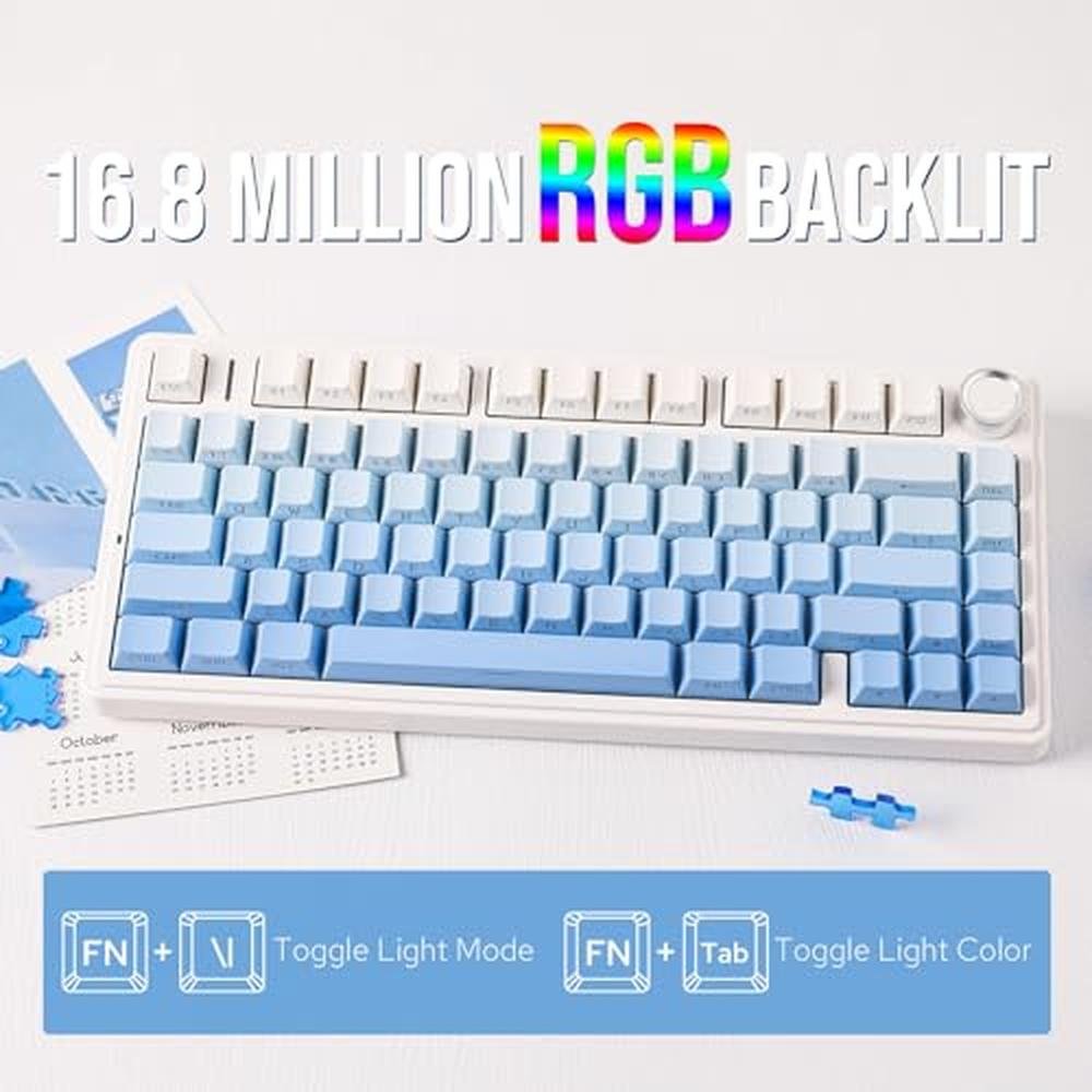 Keyboard Epomaker: Epomaker X Aula F75 Gasket Mechanical – Packaging