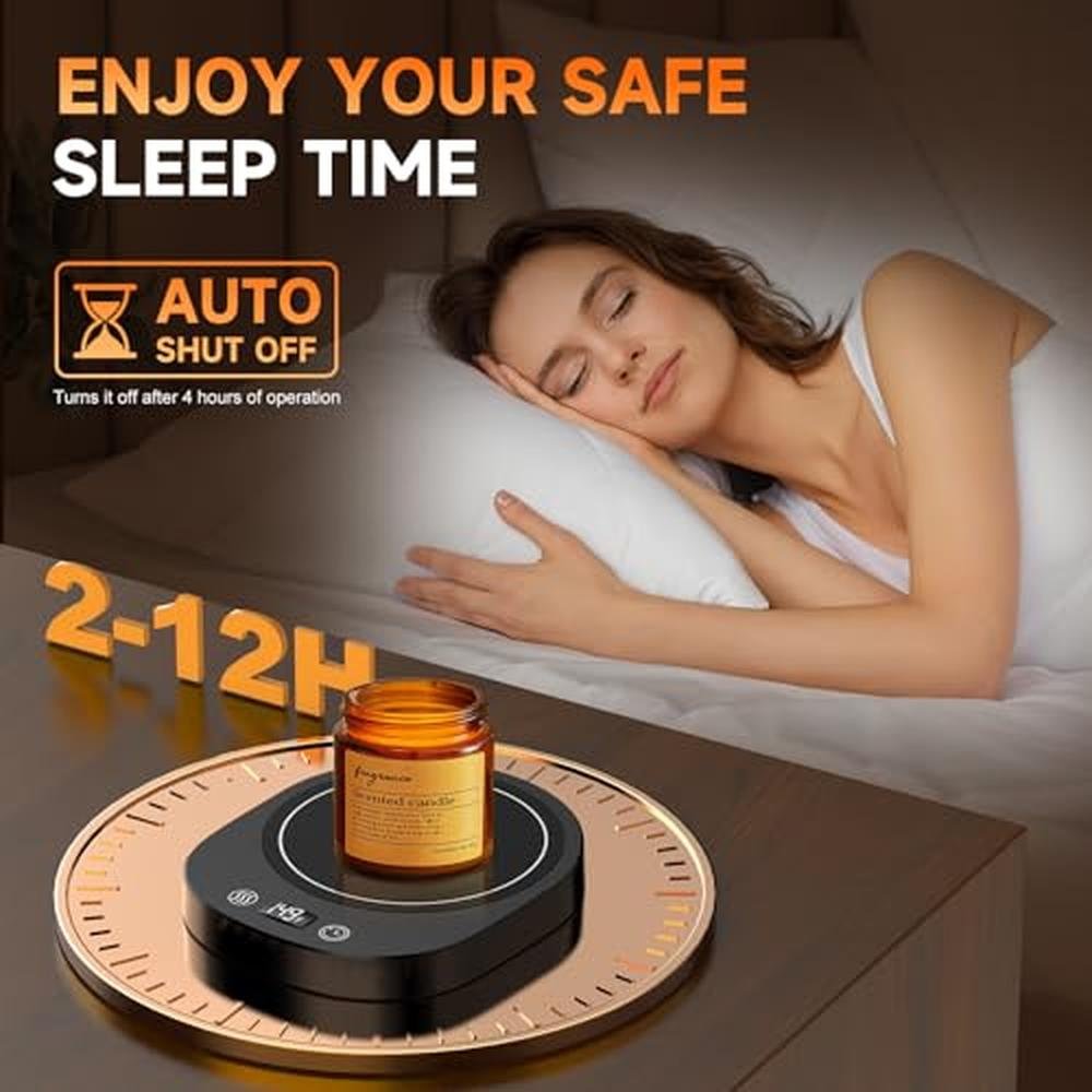 Fast Heating Mug Warmer: LED Display 3 Temperature Settings – Packaging