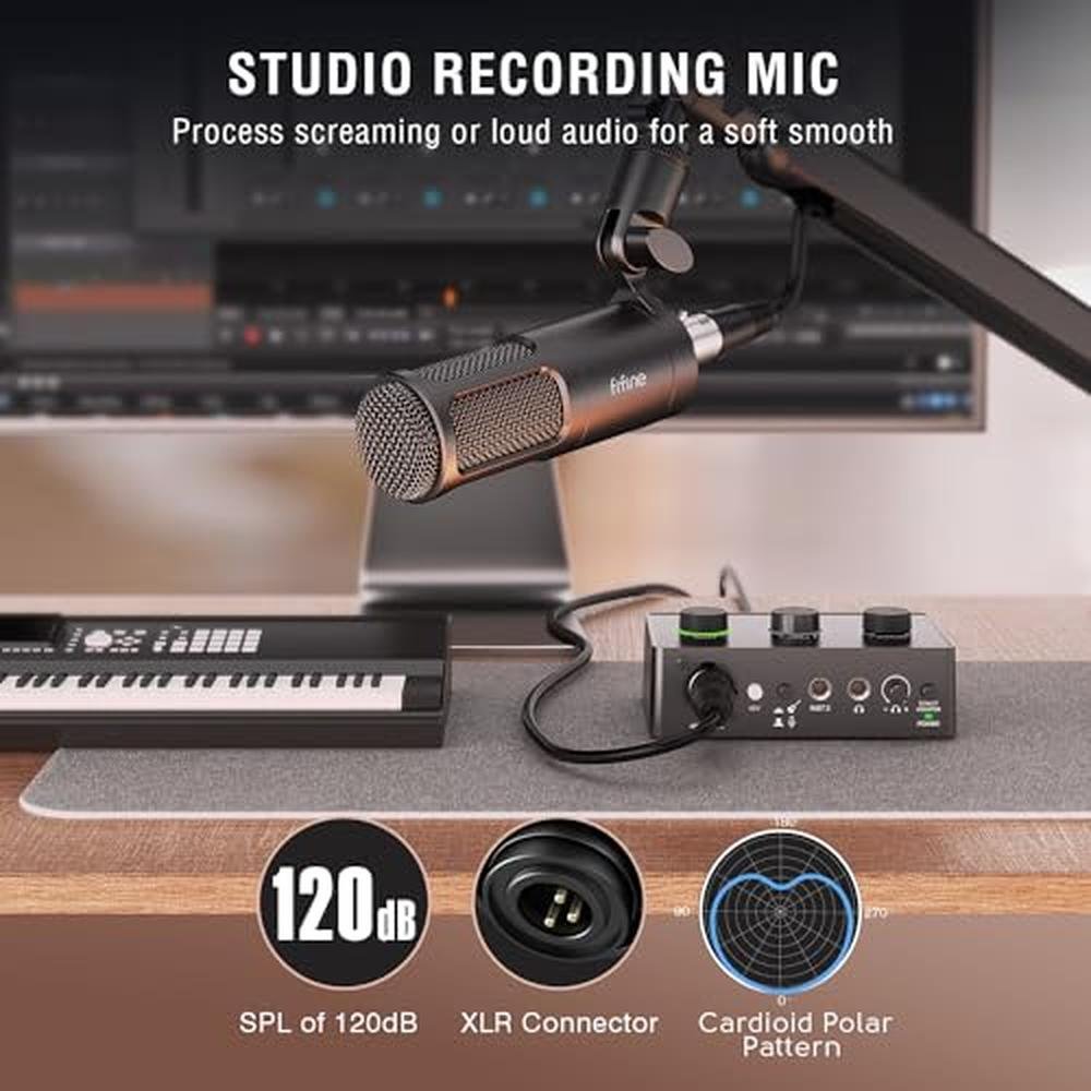 Fifine Podcast Equipment Bundle Set – Packaging