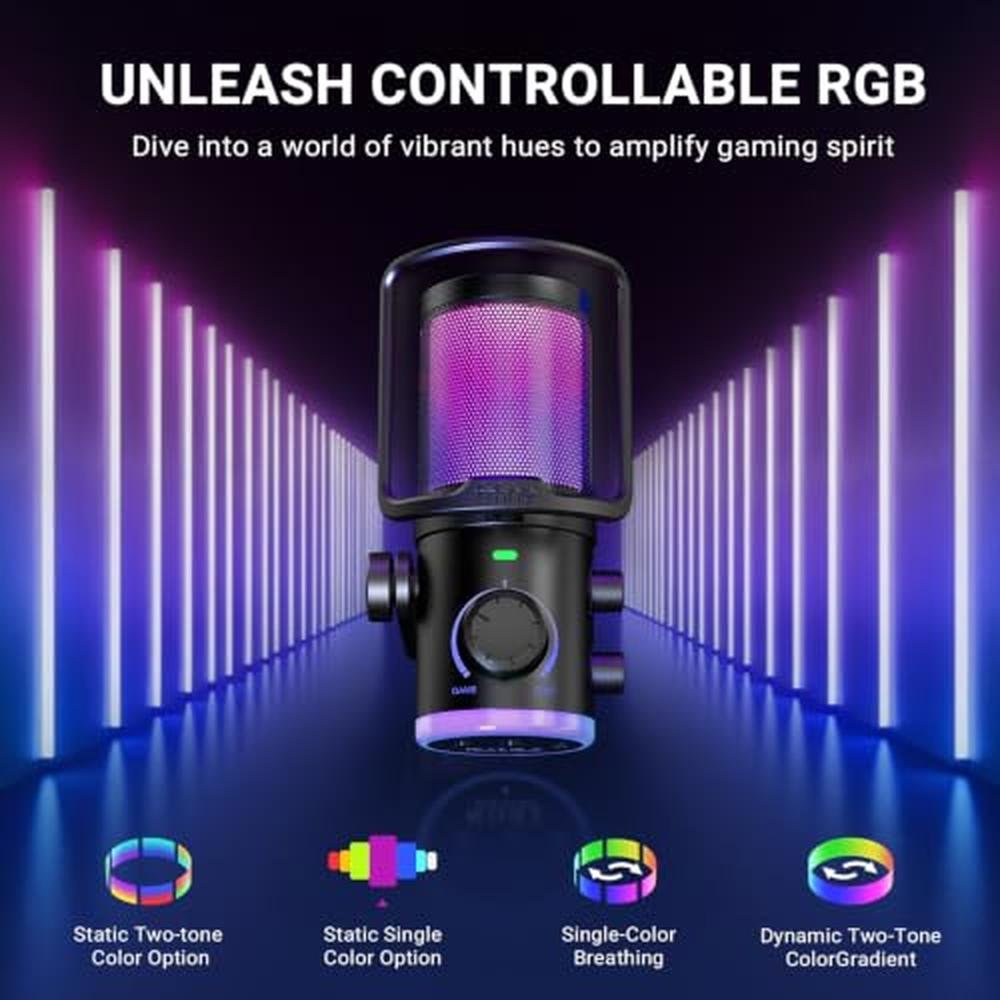 FIFINE USB Streaming Microphone Kit for Gaming – Packaging