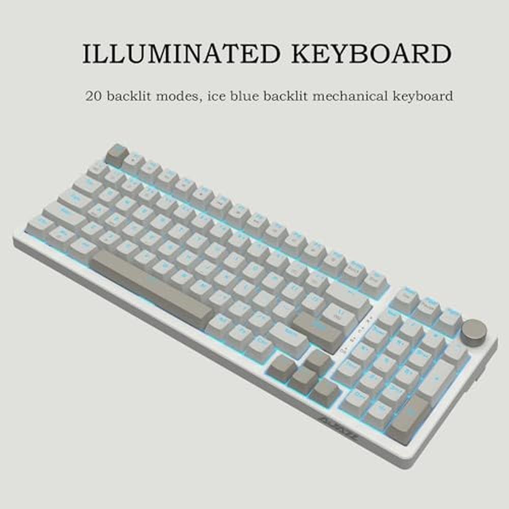 Keyboard Keys: AK992 Retro Wired Mechanical Keyboard 98 – Packaging