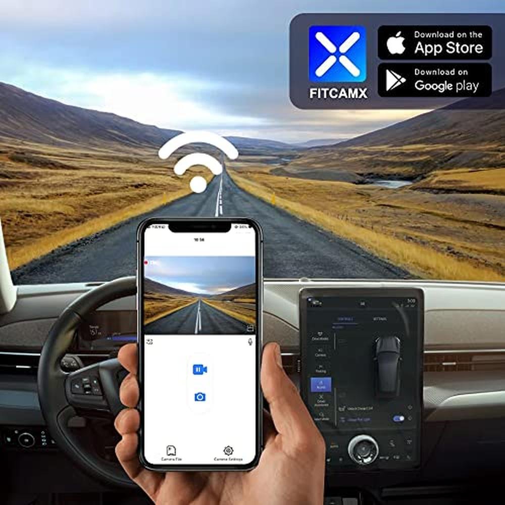 Fitcamx 4K Dash Cam Suitable for Ford Mustang Mach-E – Packaging