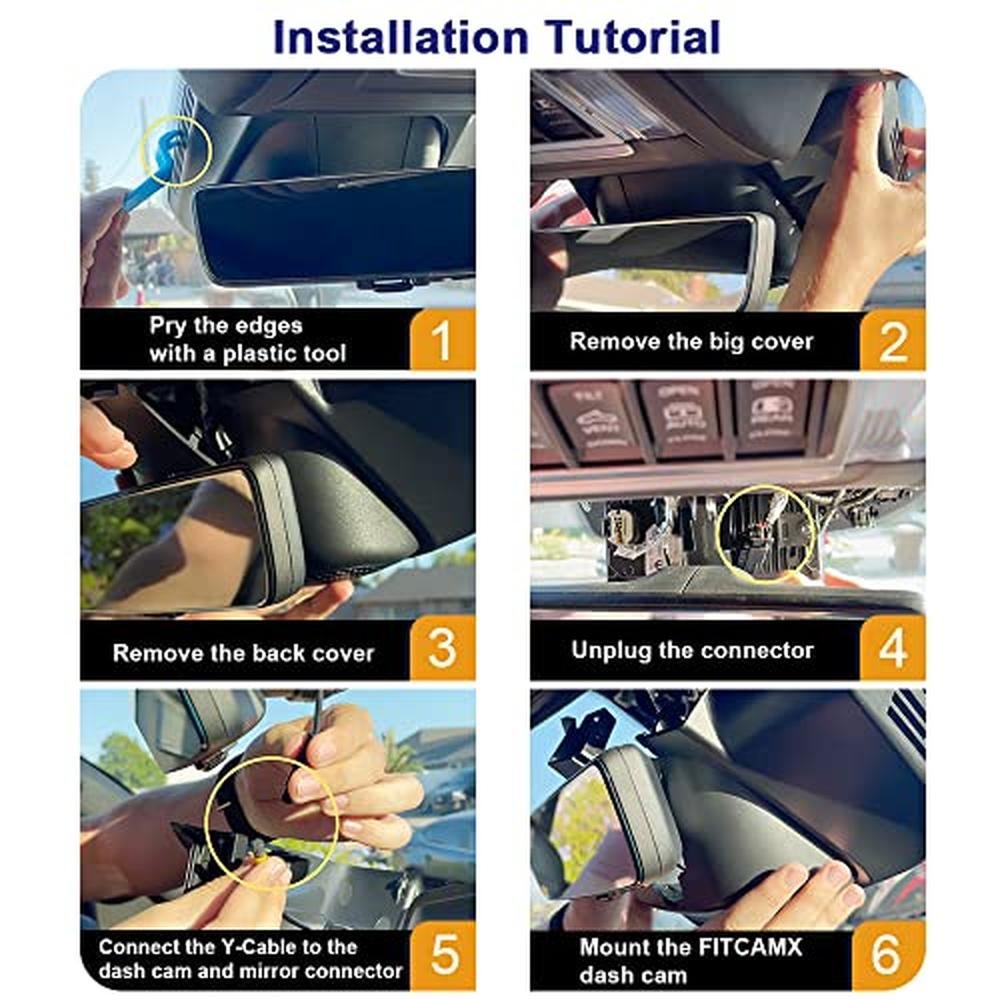 Fitcamx 4K Dash Cam Suitable for RAM 1500 (Model B) – Packaging