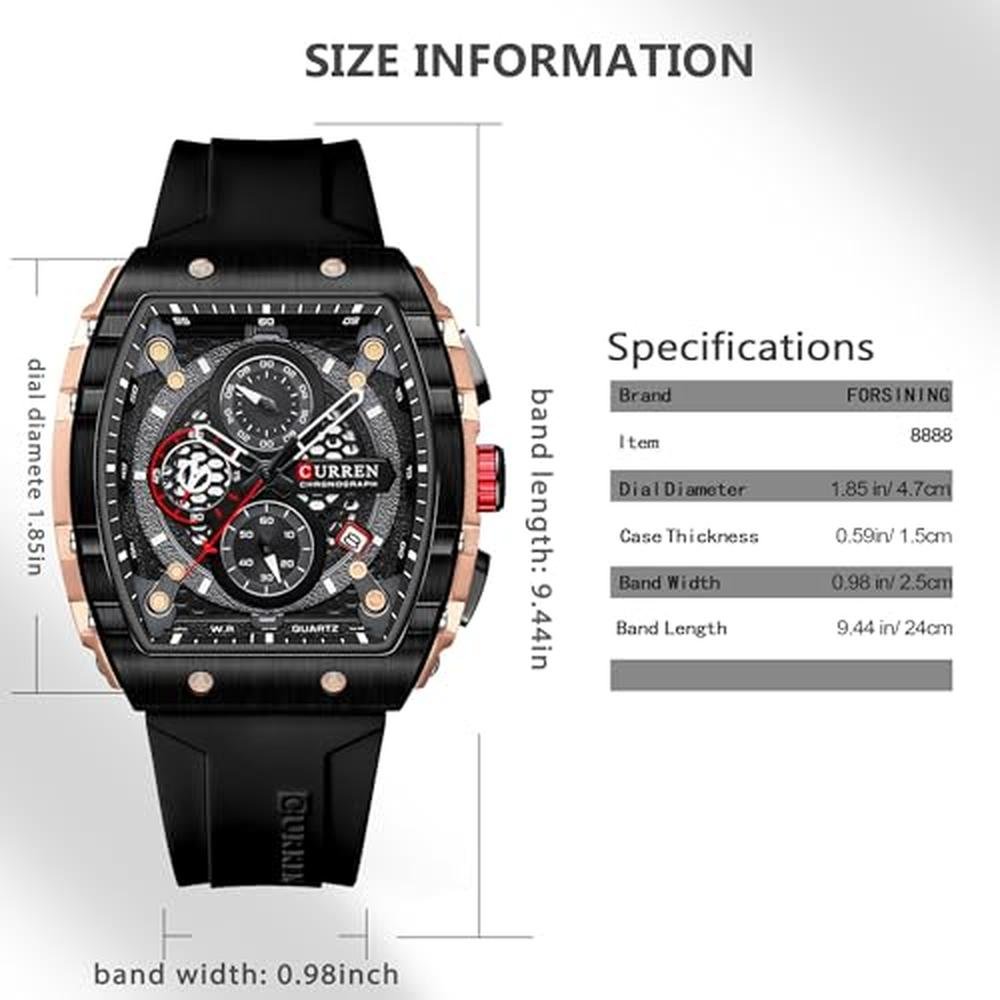 Men's Forsining Watch: Forsining Chronograph Sport Watch – Packaging
