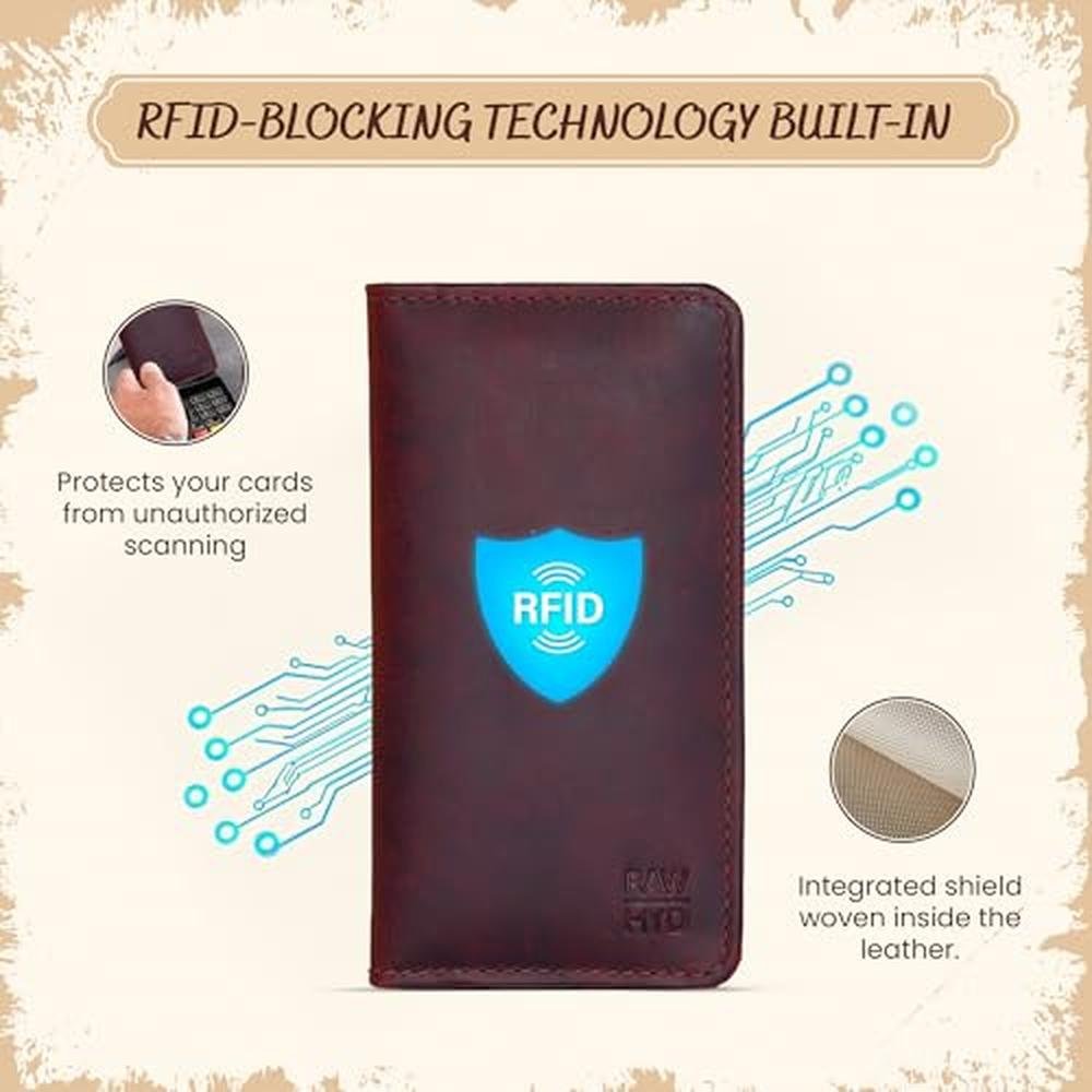 Full-Grain Leather Classic Long Bifold Wallet – Packaging