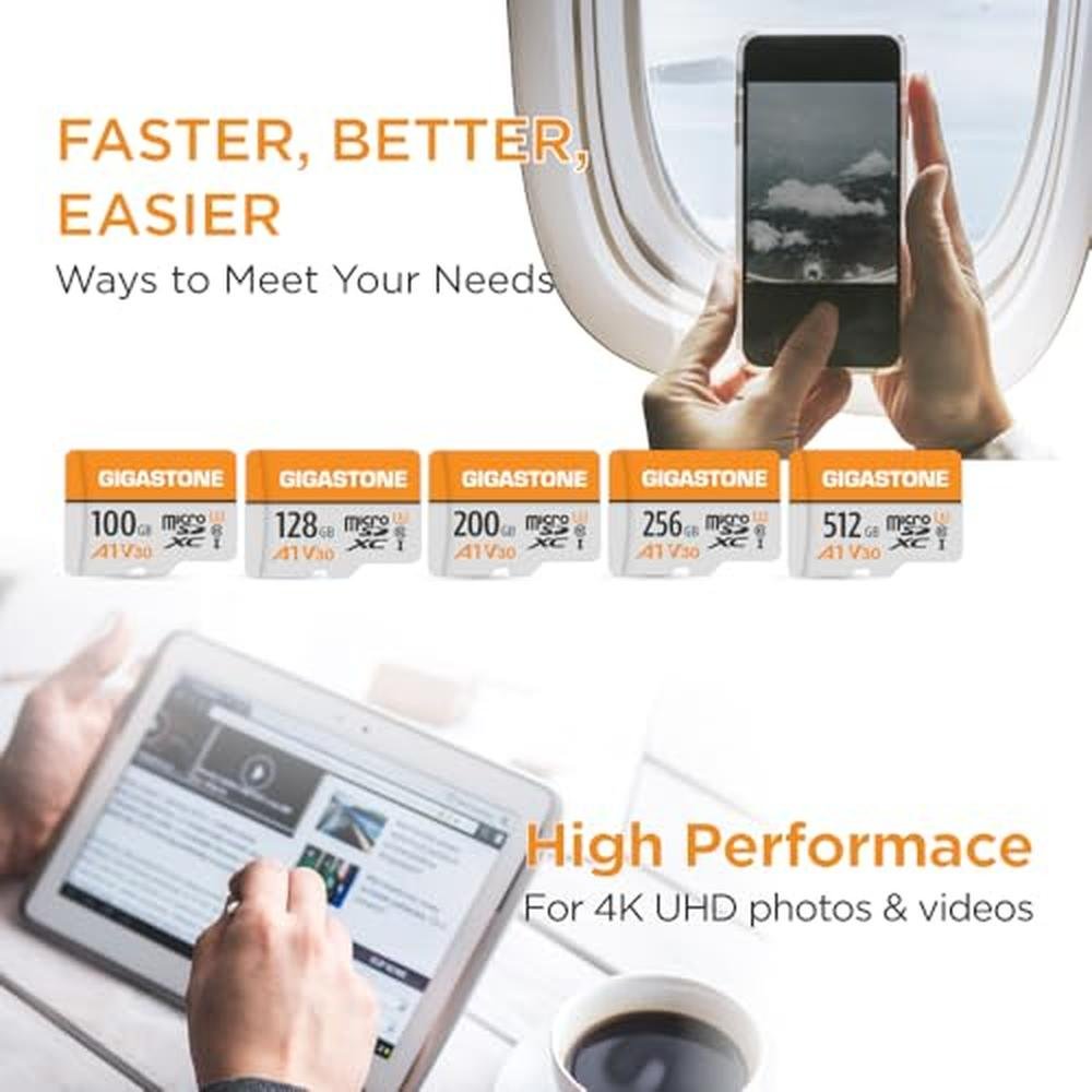 Gigastone 128GB Micro SD Card – Packaging