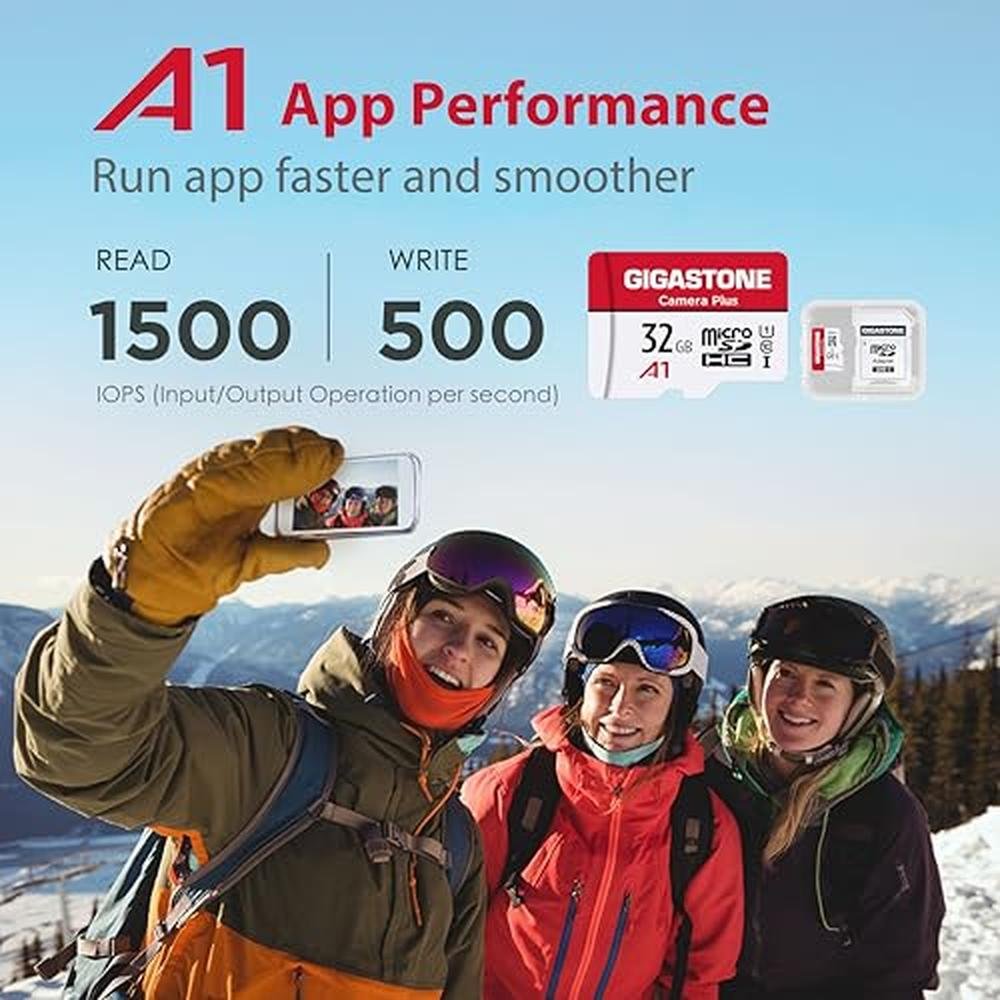 Gigastone 32GB: Micro SD Card 5-Pack – Packaging