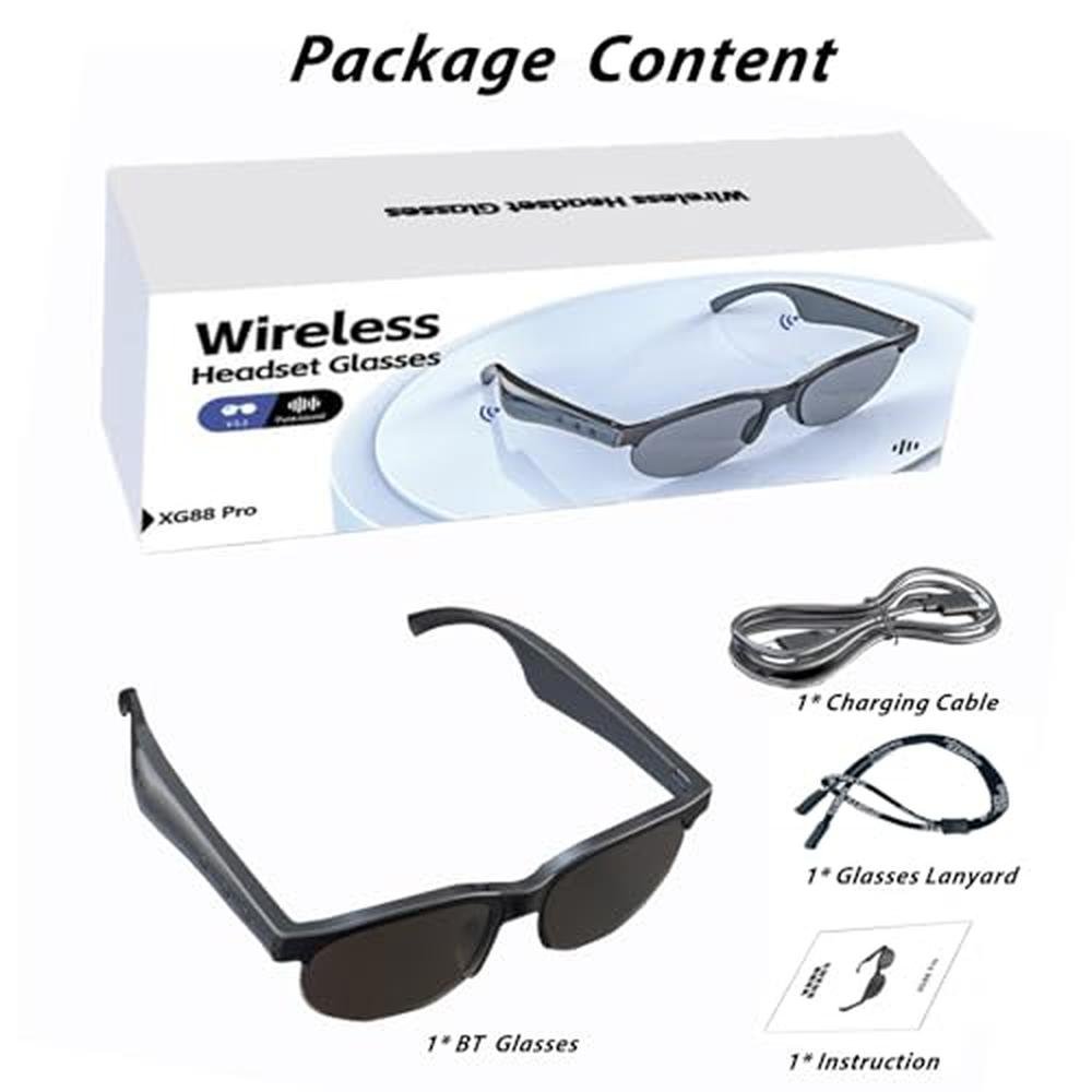 Bluetooth Sunglasses: Grofulor XG88 Pro Polarized Open-Ear – Packaging