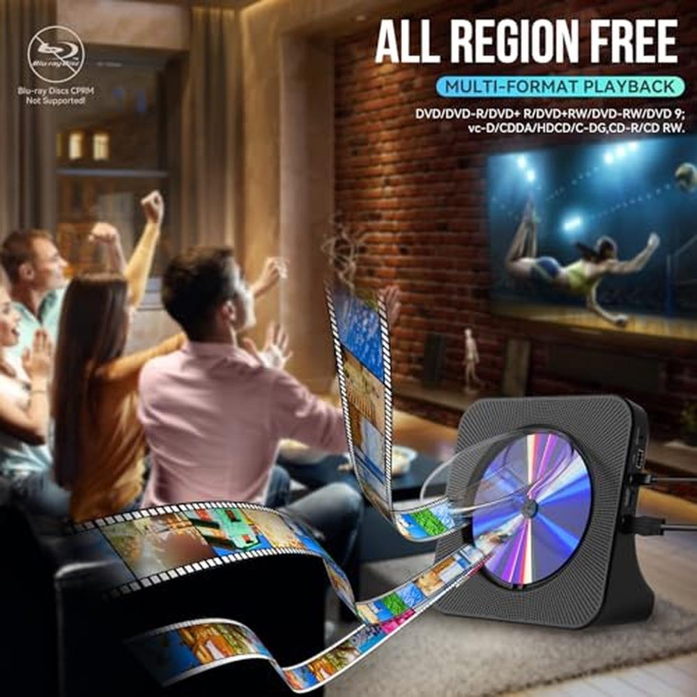 Player DVD: Gueray DVD Player for TV All Region Free – Packaging
