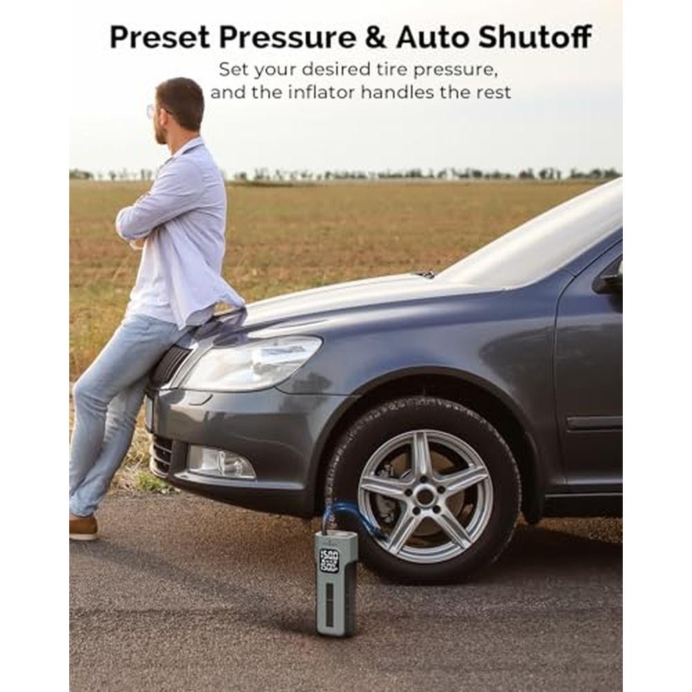 Air Pump: HYVOHEX Tire Inflator Portable Air Compressor 1 – Packaging