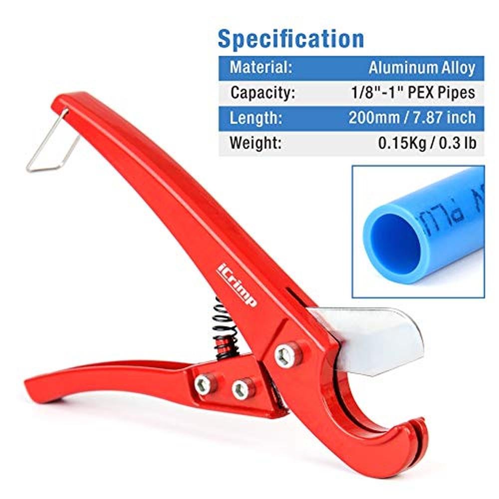 PEX Copper Crimper: iCrimp F1807 PEX Tubing Crimping Tool – Packaging