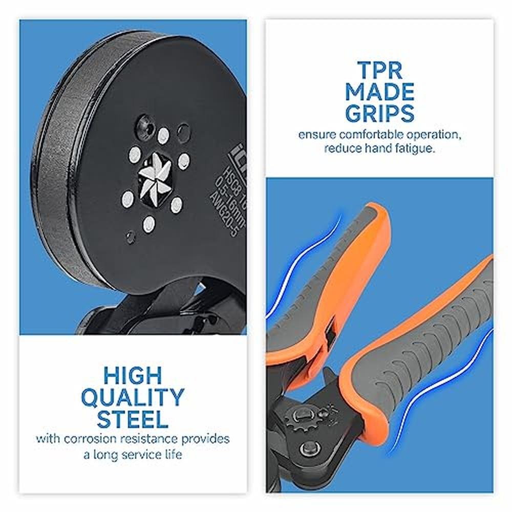 iCrimp Hexagonal: iCrimp Hexagonal Ratchet Crimper for End – Packaging
