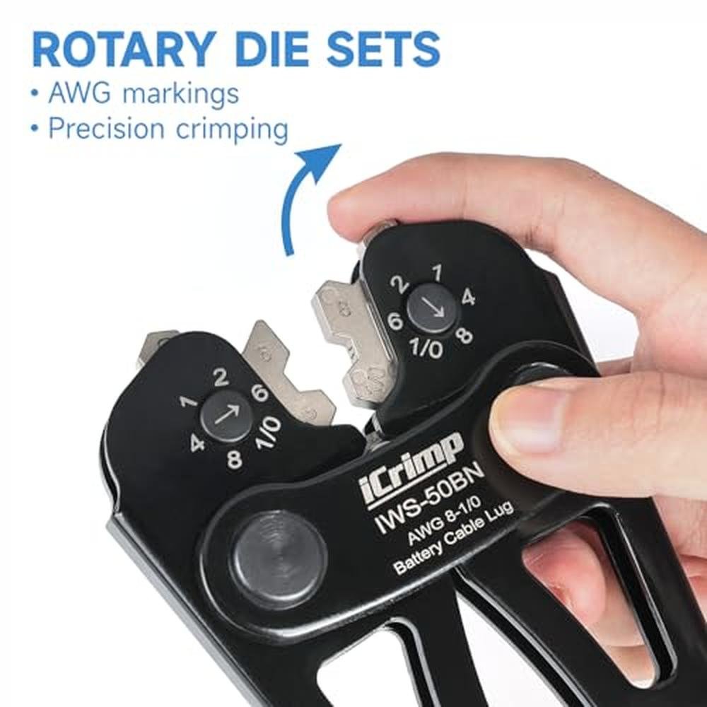 Battery Cable: iCrimp IWS-50BN Terminal Crimping Tool Kit – Packaging