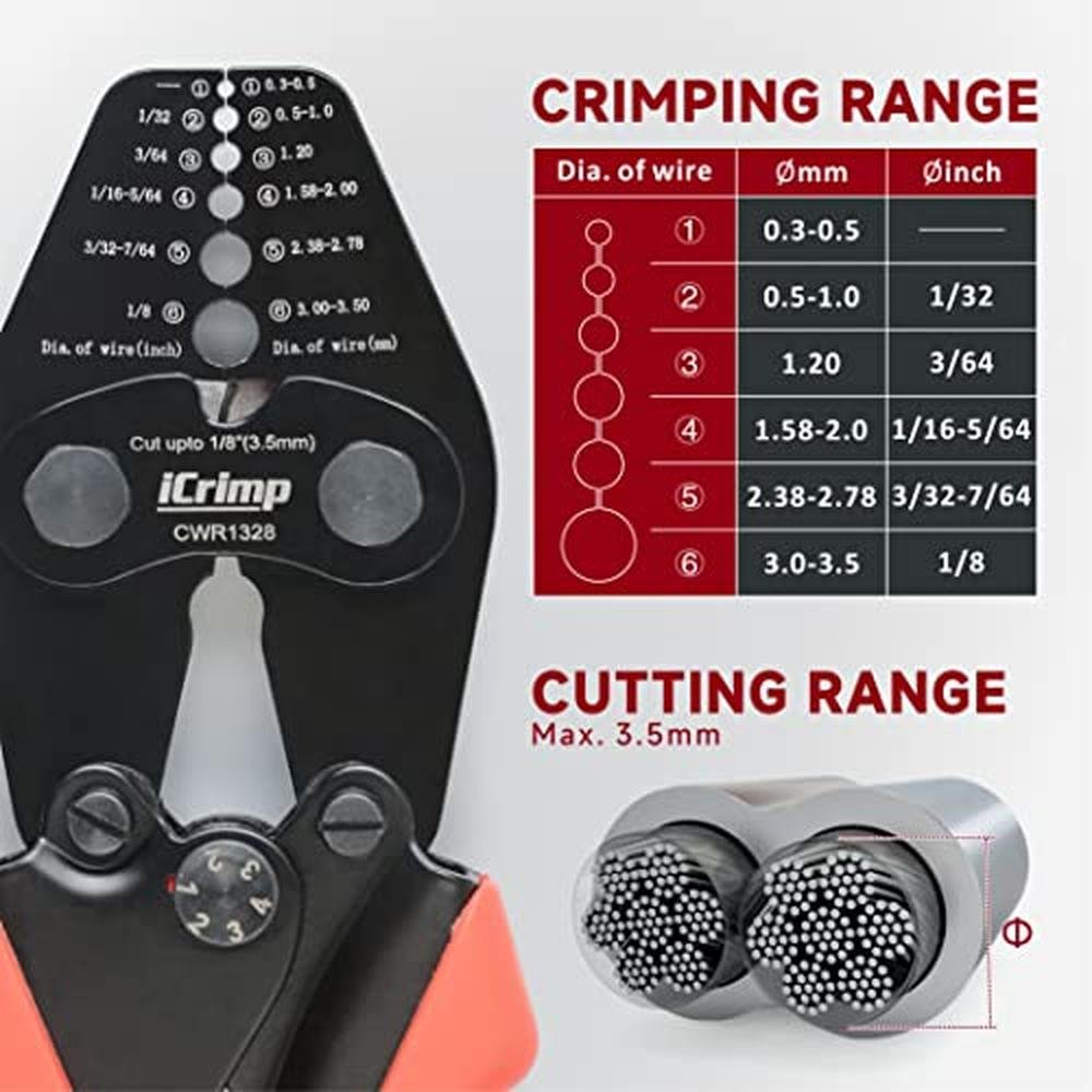 iCrimp Tool: iCrimp Wire Rope Crimping Tool with Built-in – Packaging
