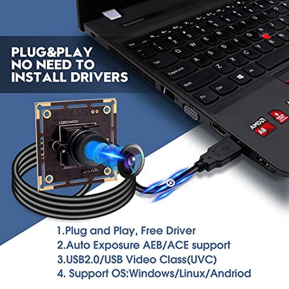 Camera Webcam: IFWATER USB Camera 5MP – Packaging