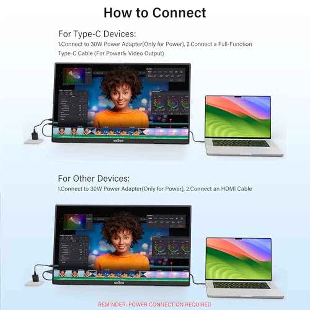 Monitor InnoView: InnoView Large Portable 23.8inch FHD – Packaging