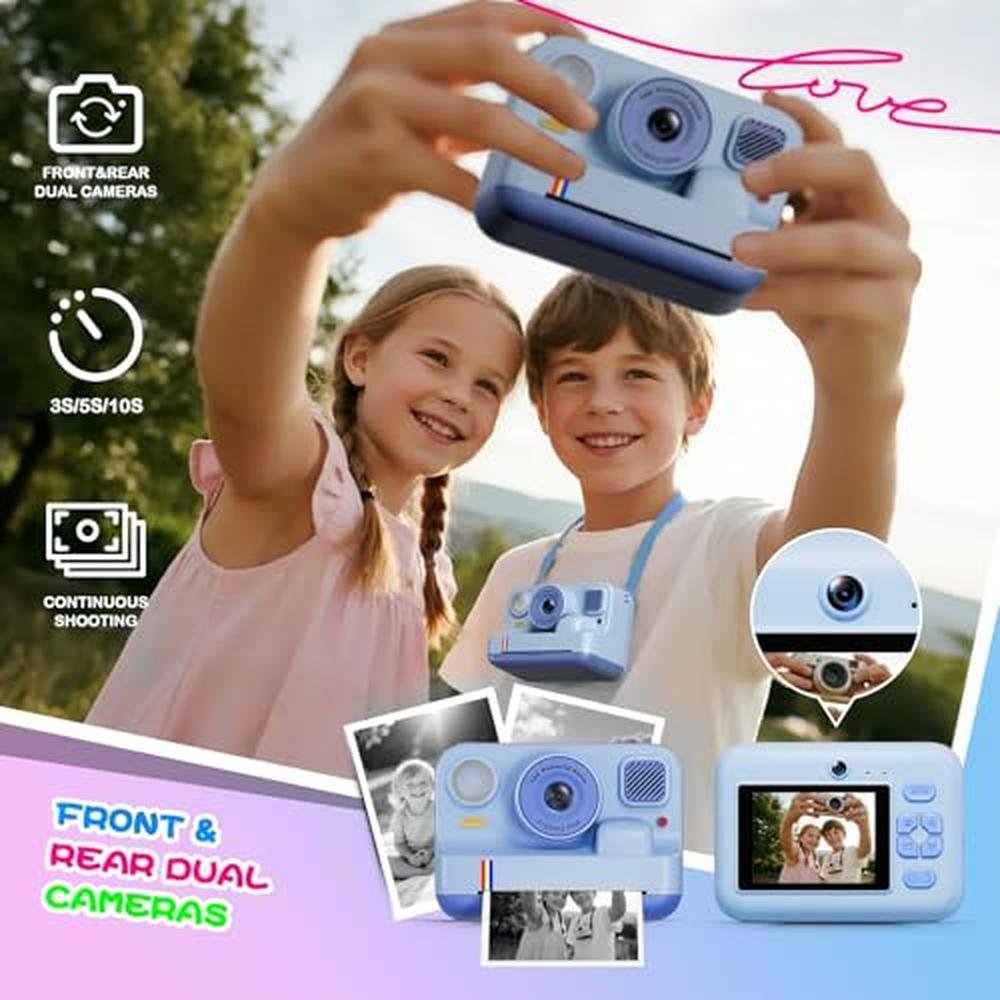 Camera Kids: TYPONOS Instant Print Camera for Girls and Boys – Packaging