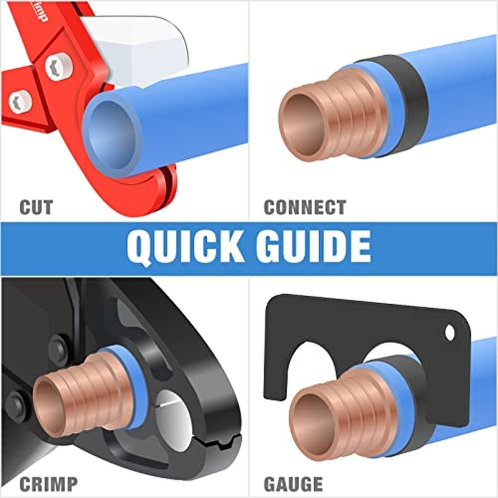 Iwiss Crimp Tool: Iwiss Combo Angle Head Pex Pipe Plumbing – Packaging