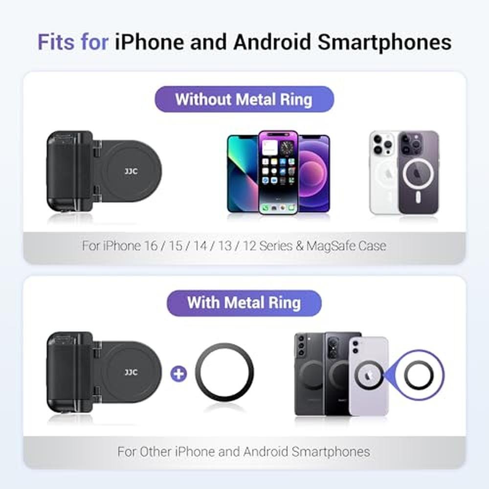 Camera Handle: JJC Magnetic Phone Camera Grip Handle with – Packaging