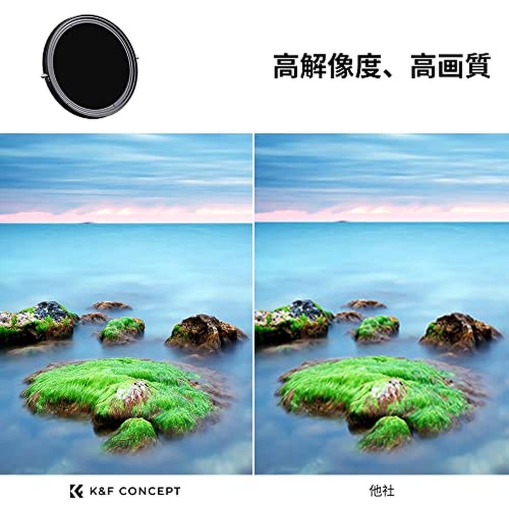 K&F CONCEPT 43mm Variable Fader ND2-ND32 ND Filter and CPL – Packaging