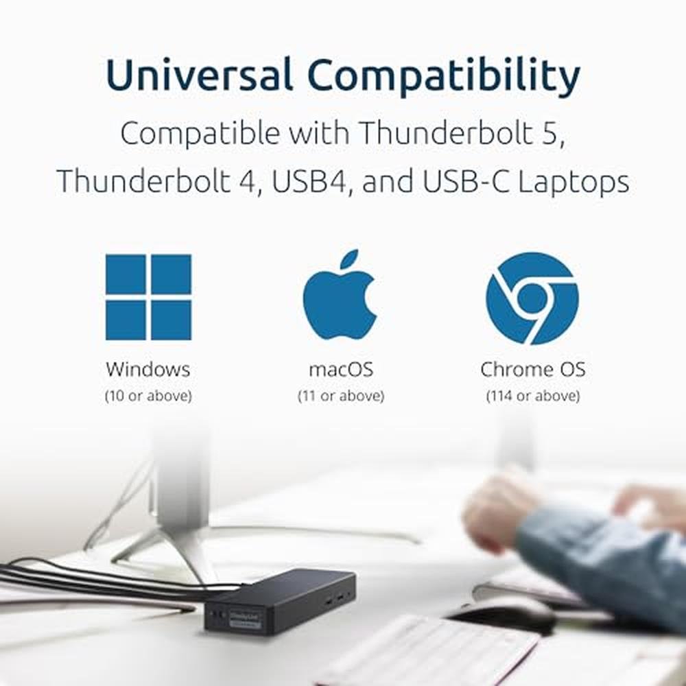 Docking Station: Kensington SD4760P 11-in-1 USB-C Docking – Packaging