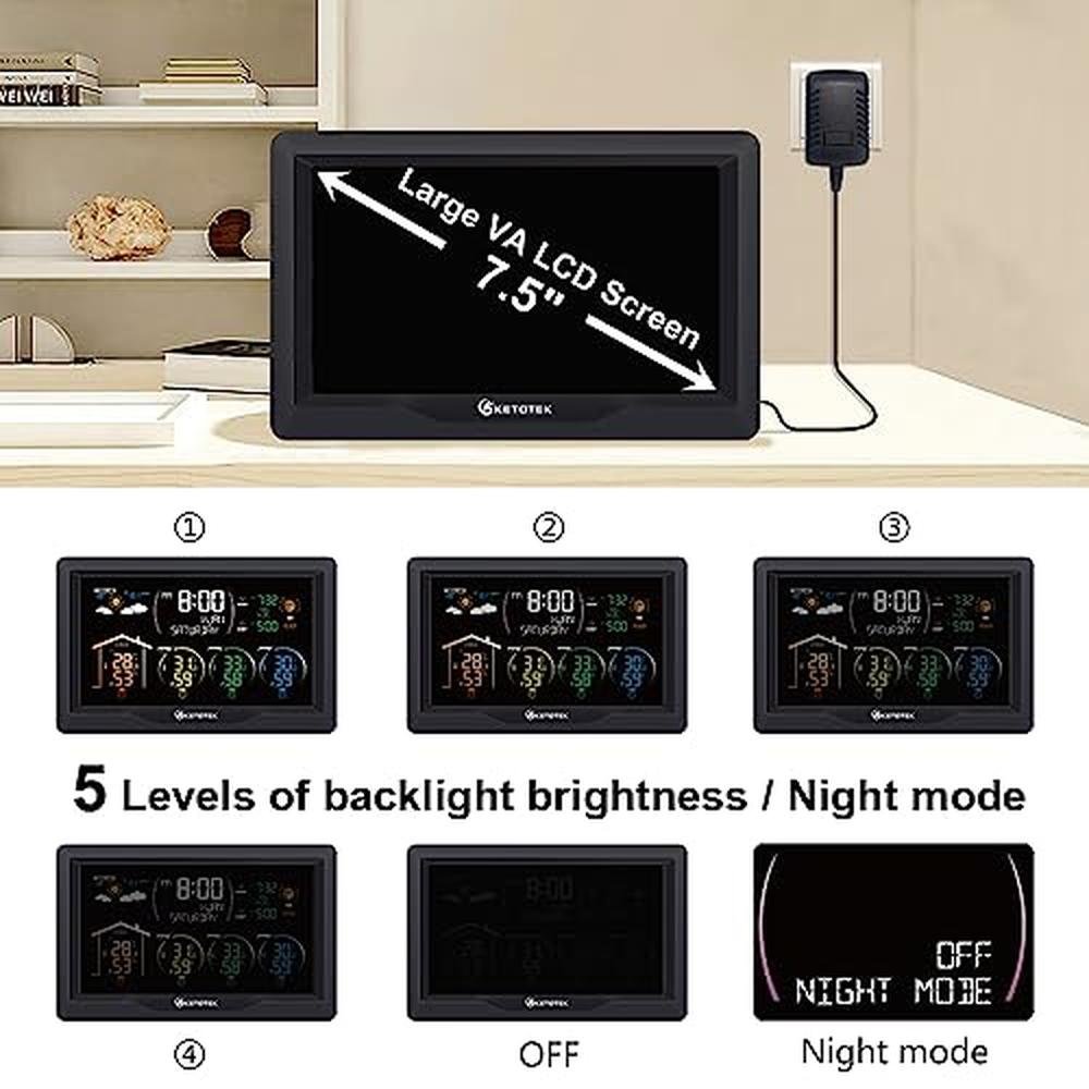 Weather Outdoor: KETOTEK Wireless Radio Weather Station – Packaging