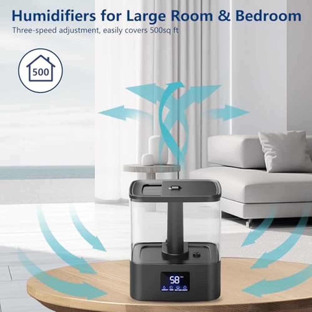 Bedroom Mist: KZF 4L Top Fill Humidifiers 60h Runtime Cool – Packaging
