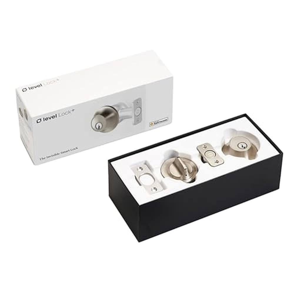 Lock Level: Level Lock Smart Lock Satin Nickel – Front View