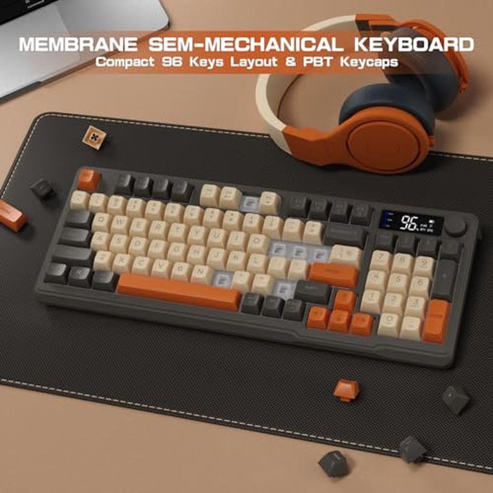 Gaming Keyboard: LexonElec M96 Wireless Mechanical Feeling – Packaging