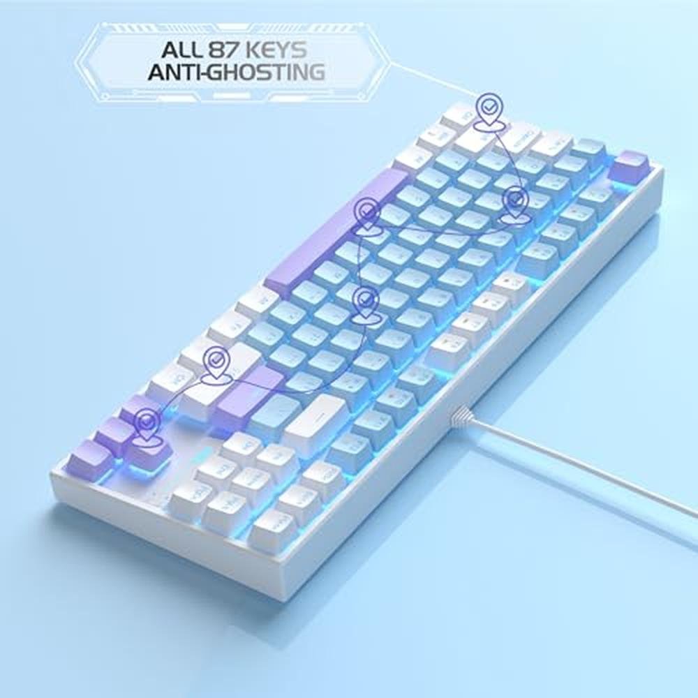 Blue MageGee: MageGee 75 Mechanical Gaming Keyboard Blue – Packaging