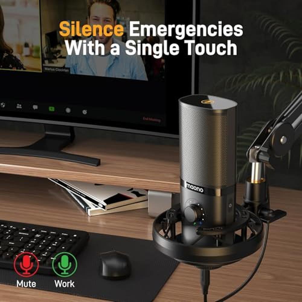 MAONO Condenser Microphone: MAONO PM450 USB Studio Mic with – Packaging