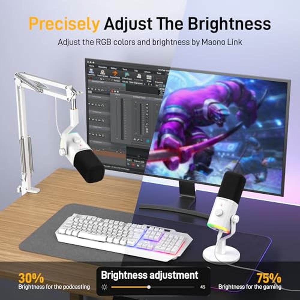 MAONO USB/XLR Podcasting Microphone for PC – Packaging