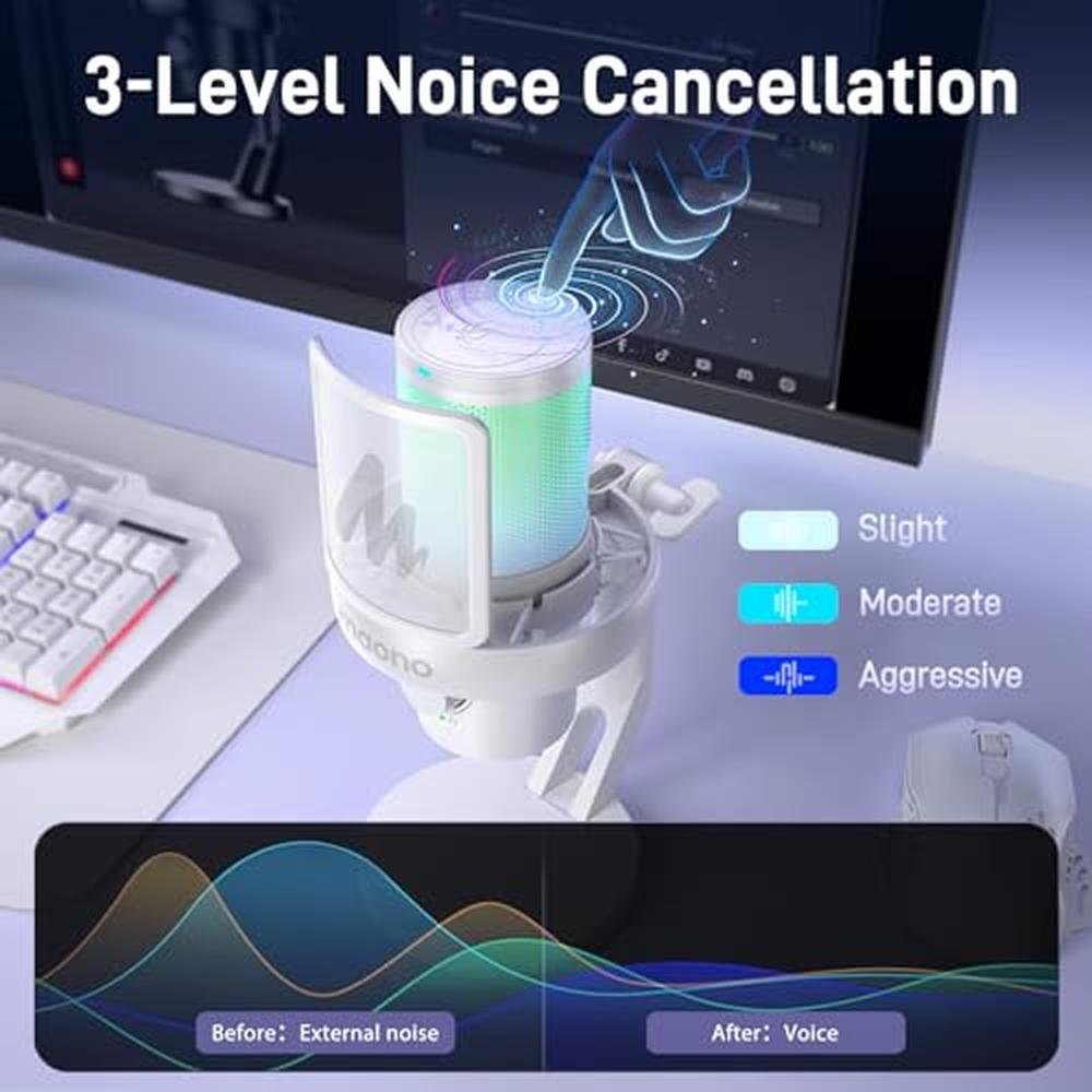 MAONO Wireless Microphone: DM40 6-Mode AI Voice Changer – Packaging