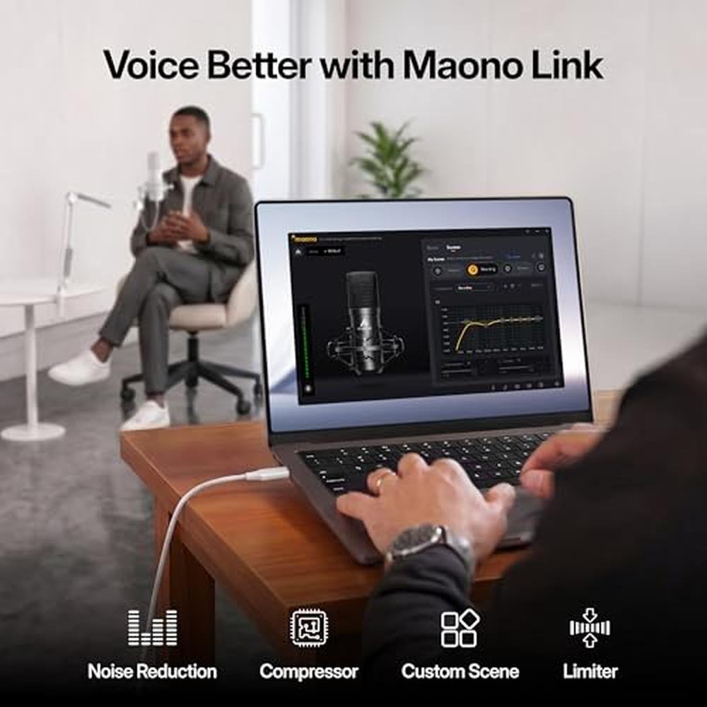 MAONO XLR/USB Podcast Condenser Microphone – Packaging