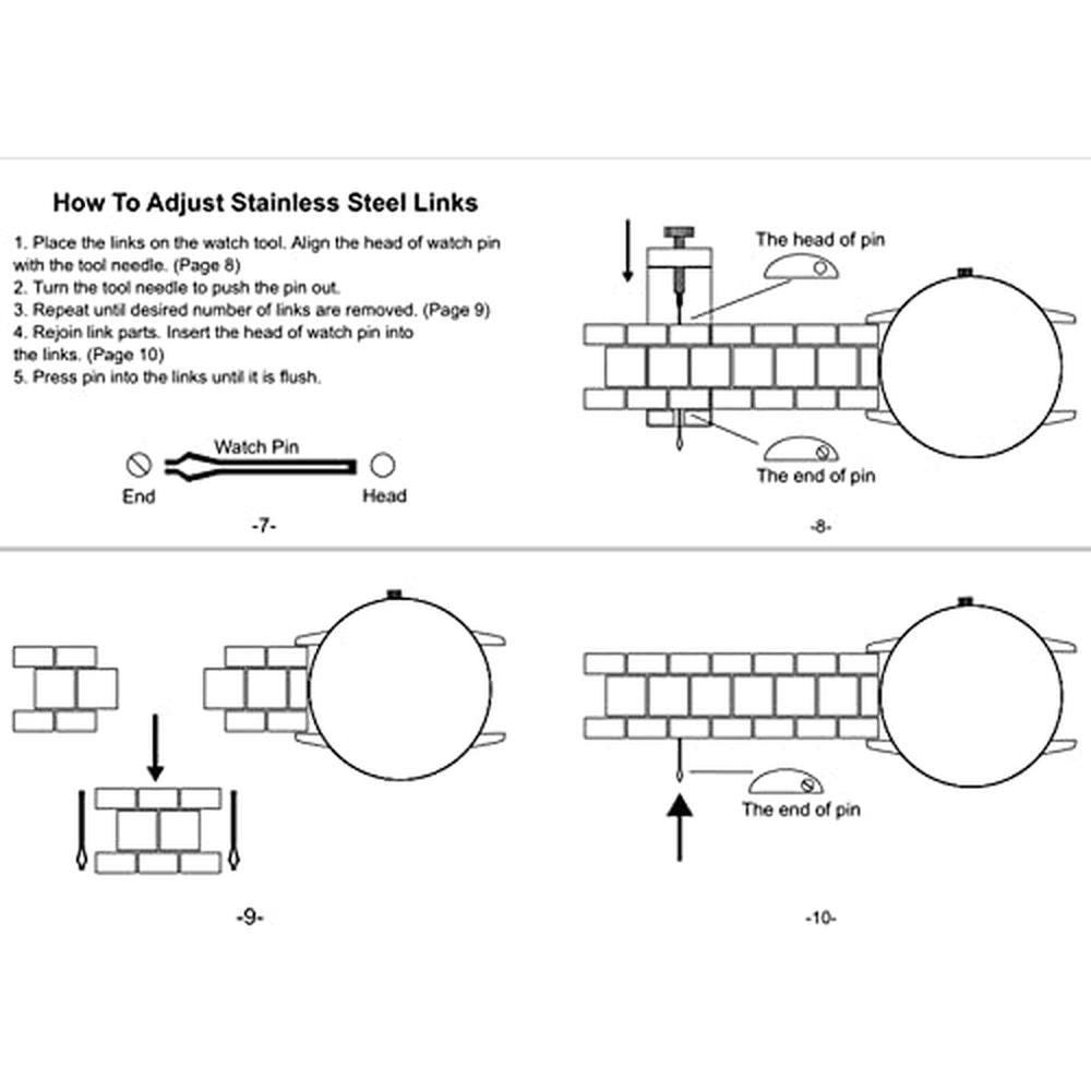 Watch Watches for Men: Blue Face Black Stainless Steel – Packaging