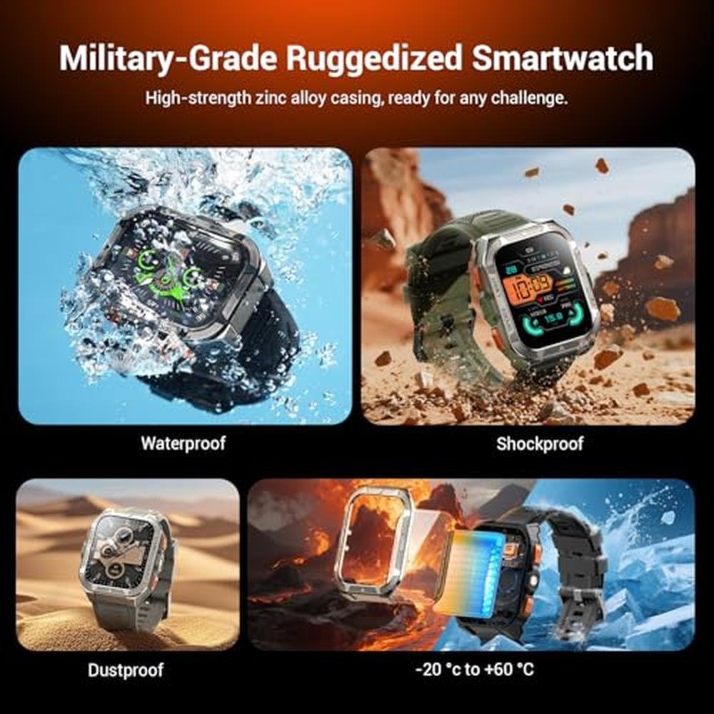 Fitness Watch for Men: Military Smart Watch with GPS – Packaging