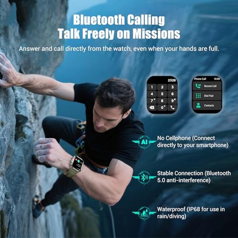 Sports Military Watch: Super Large 2.01 Fitness Watch HD – Packaging
