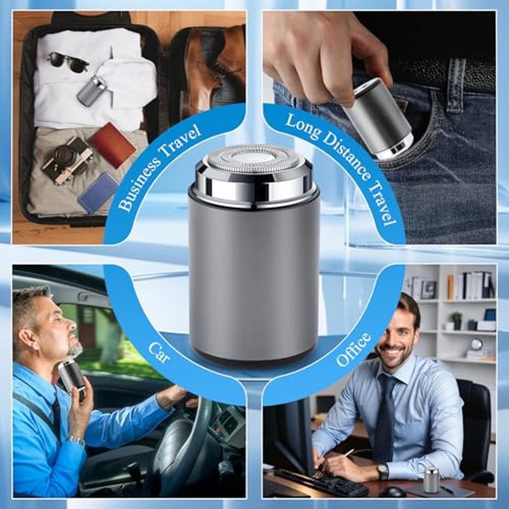 Electric Shaver: Tbexem Mini Portable Electric Shaver – In Use