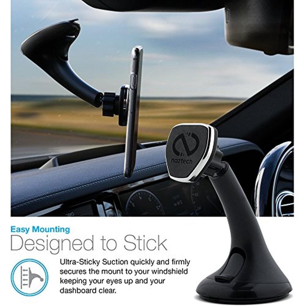 Naztech Magbuddy: Naztech Magnetic Phone Car Mount Black – Packaging