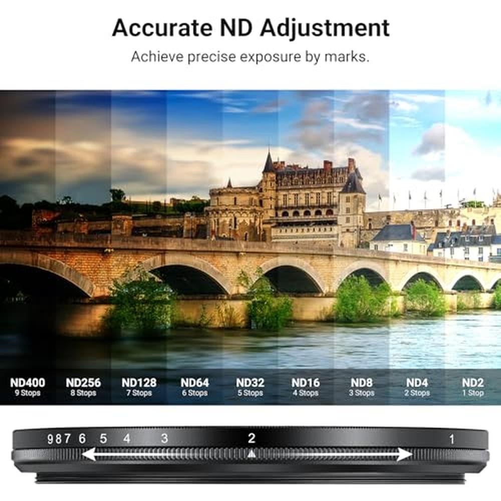 NEEWER Basics 52mm Variable ND Filter – Packaging