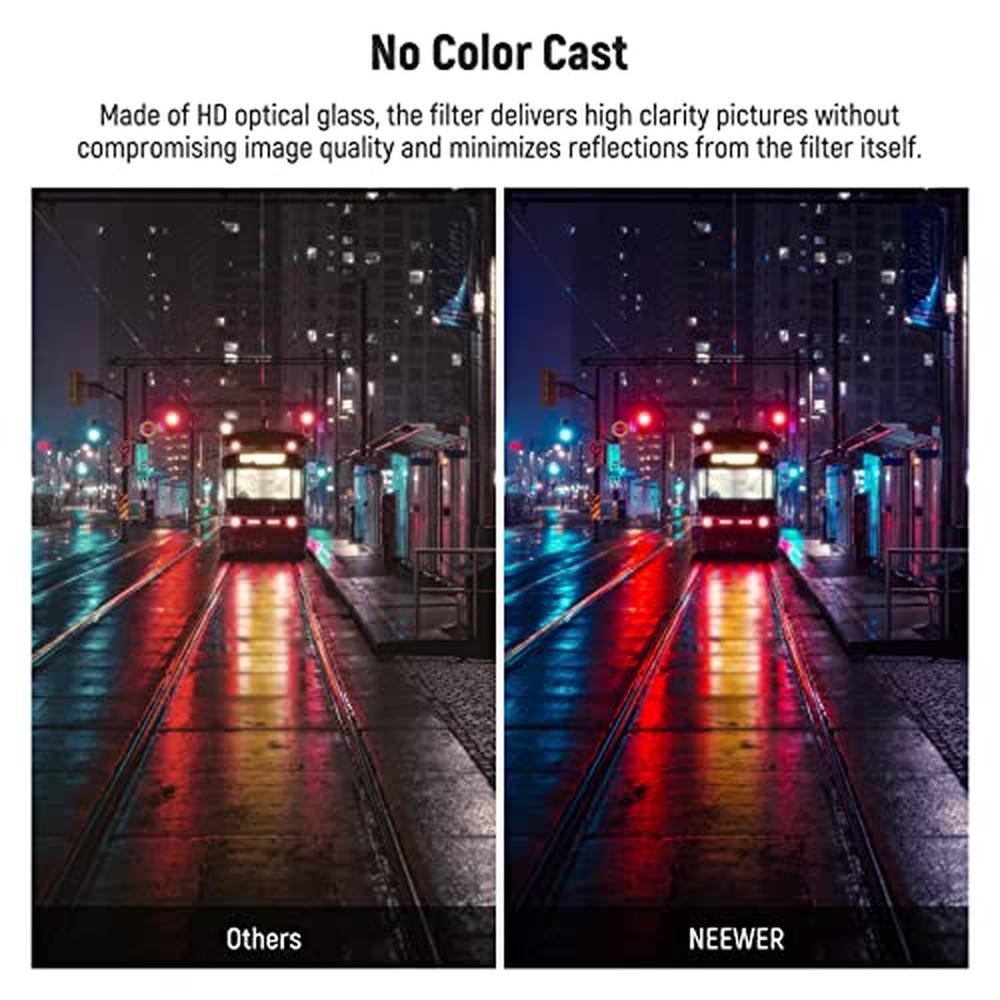 NEEWER Black Diffusion 1/4 Filter for Mist Cinematic Effect – Packaging