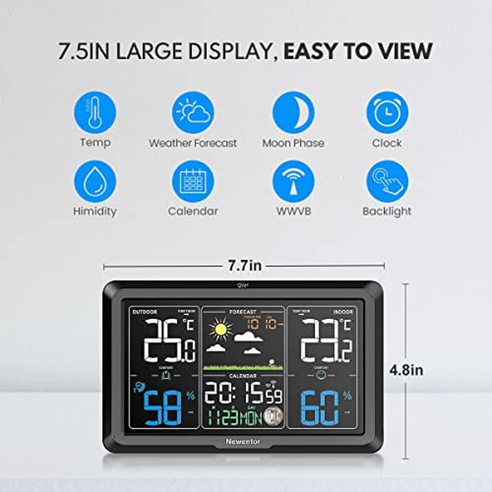 Weather Station: Newentor Wireless Indoor Outdoor – Packaging