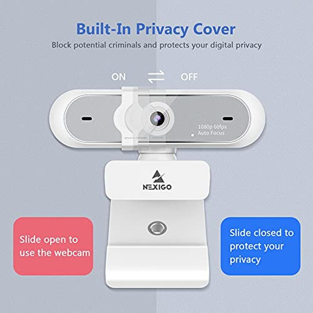 NexiGo N660P: 1080P 60FPS Webcam with Software Control – Packaging