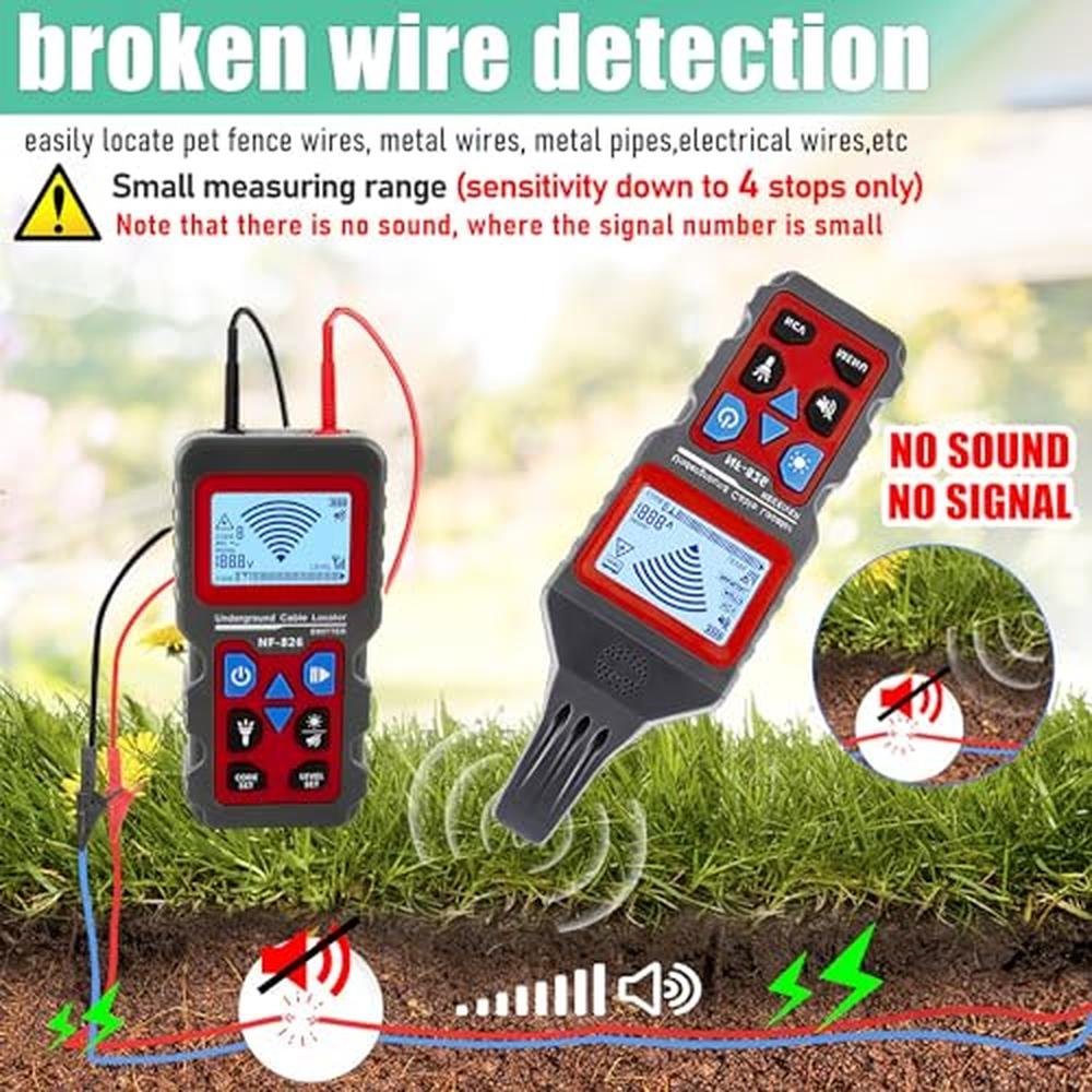 Underground Wire Locator: NOYAFA NF-826 Advanced Cable – Packaging